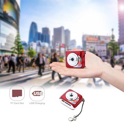 Портативная цифровая камера X3 Ultra Mini HD высокой четкости Mini DV с поддержкой TF-карты 32 ГБ с микрофоном