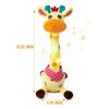 Adjustable Volume Dancing Talking Giraffe Toy with 10 Songs Swaying Dancing Giraffe  1-3 Years Old