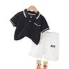 Summer Children's Polo Shirts T Shirts Short Sleeved Shorts Boys Set Children