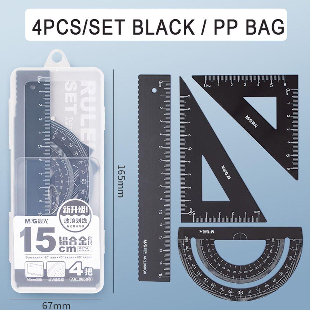 Геометрия Школа Офис Металлические линейки Экзаменационные канцелярские товары Набор алюминиевых линеек Чертежные принадлежности