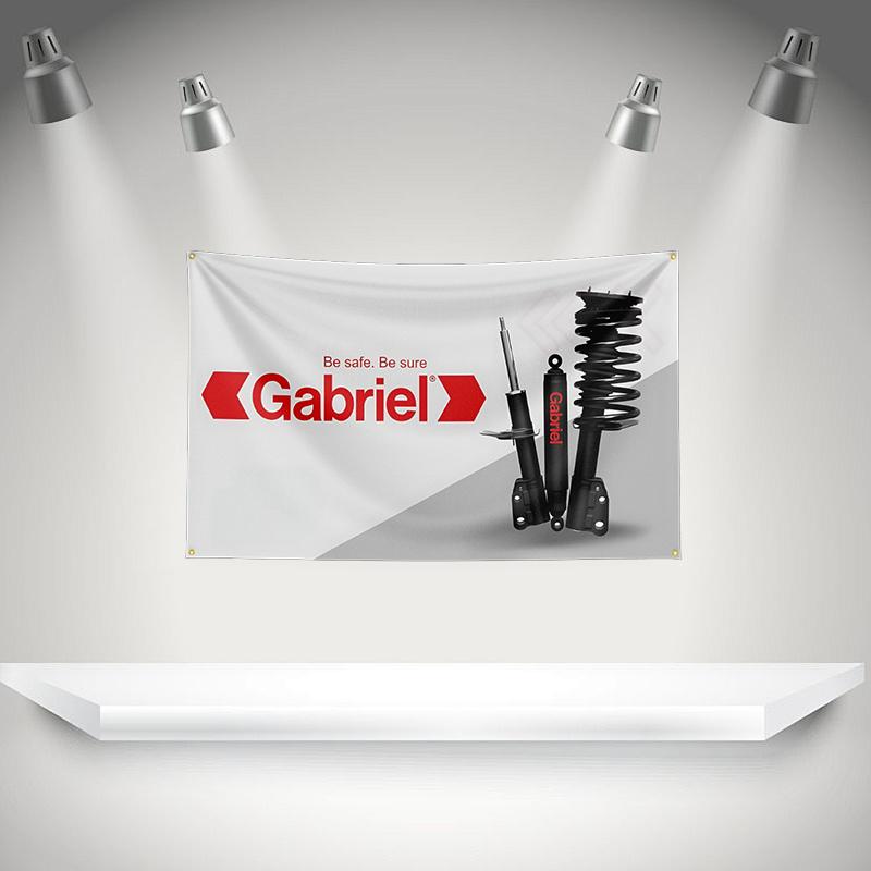 Ggabriels Shock Flag Auto Tools Banner 3x5ft With Brass Grommets Hd Printing Tapestry Exhibition Car Fans Garage Decor