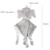 Cartoon Rabbit Elephants Unicorns Plush Toy Soft Stuffed Baby Toy Infant Animal White Bunny Soothe Appease Towel Comforting Blankie Toy with Rattle