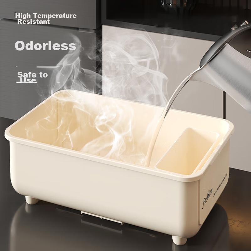Jingmao Bowl And Chopstick Storage Box with Lid, Kitchen Utensil Organizer Rack, Dish Holder Shelf