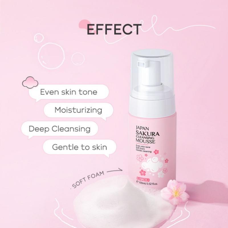 LAIKOU Очищающий мусс для лица Japan Sakura Cleansing 100 мл
