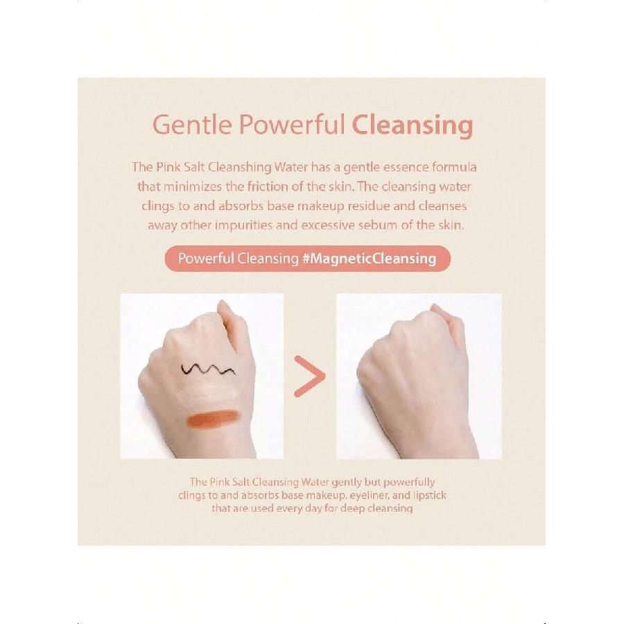 Blithe Anti Polluaging Cleansing Water With Himalayan Pink Salt 250ml - Water Based Cleanser Korean,Make Up Removers