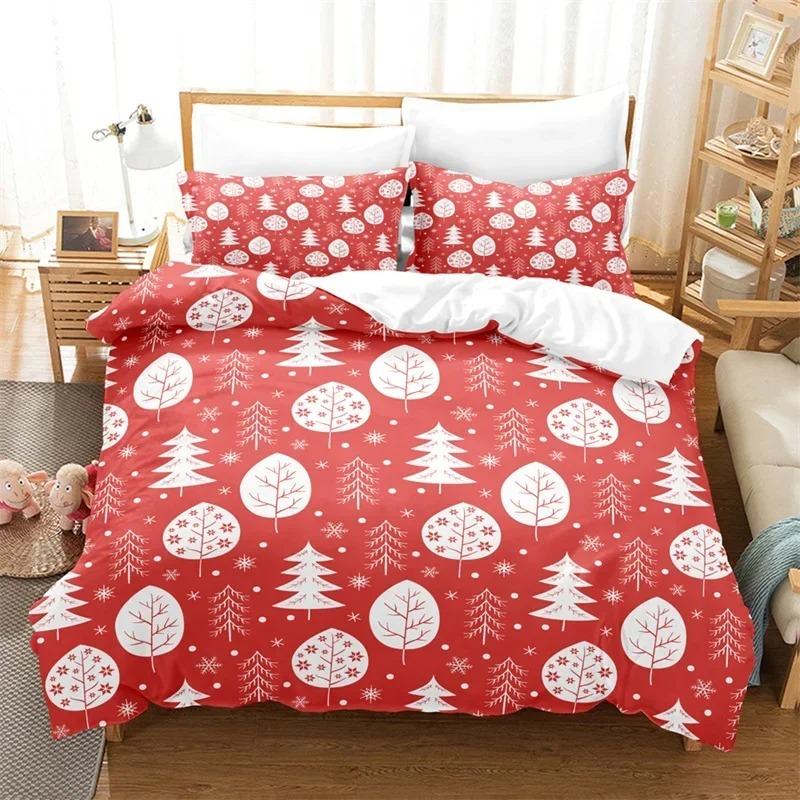 3 шт. односторонние рождественские одеяла с принтом комплекты постельного белья удобные покрывала одеяло пододеяльник постельное белье подарок на день рождения