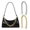 40cm/60cm Bag Chain Silver Golden Metal Chain Bag Attachment DIY Replacement Shoulder Bag Handle for Handbags Crossbody Bags