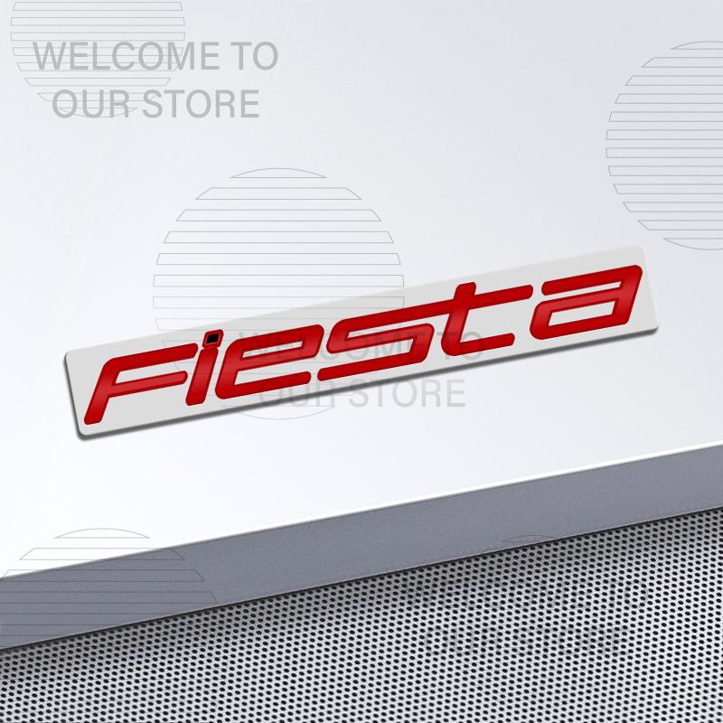Car Decor Metal For Ford Fiesta ST MK3 MK4 MK5 Letter Emblem 3D Sticker Accessories Tail Rear Trunk Decals