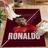 Ronaldo's Skillful Kick Floor Rug Office Rug Suitable for Game Room Decorate room Balcony Living Rooms Anti-slip Rug Decorate Offices