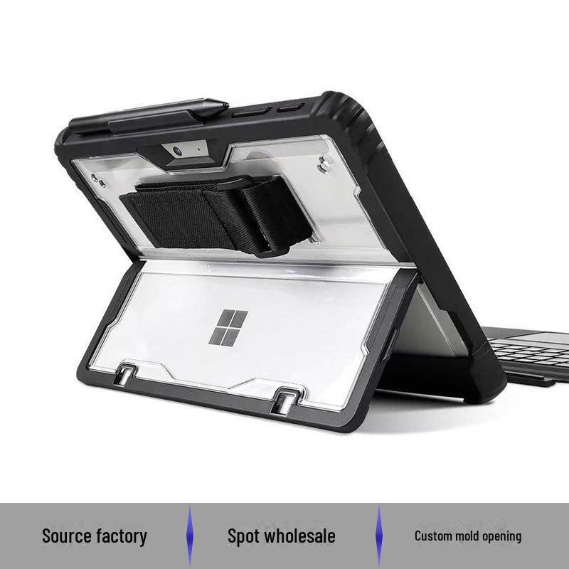 Surface Pro 4/5/6/7 Shockproof Case with Pen Slot & Stand