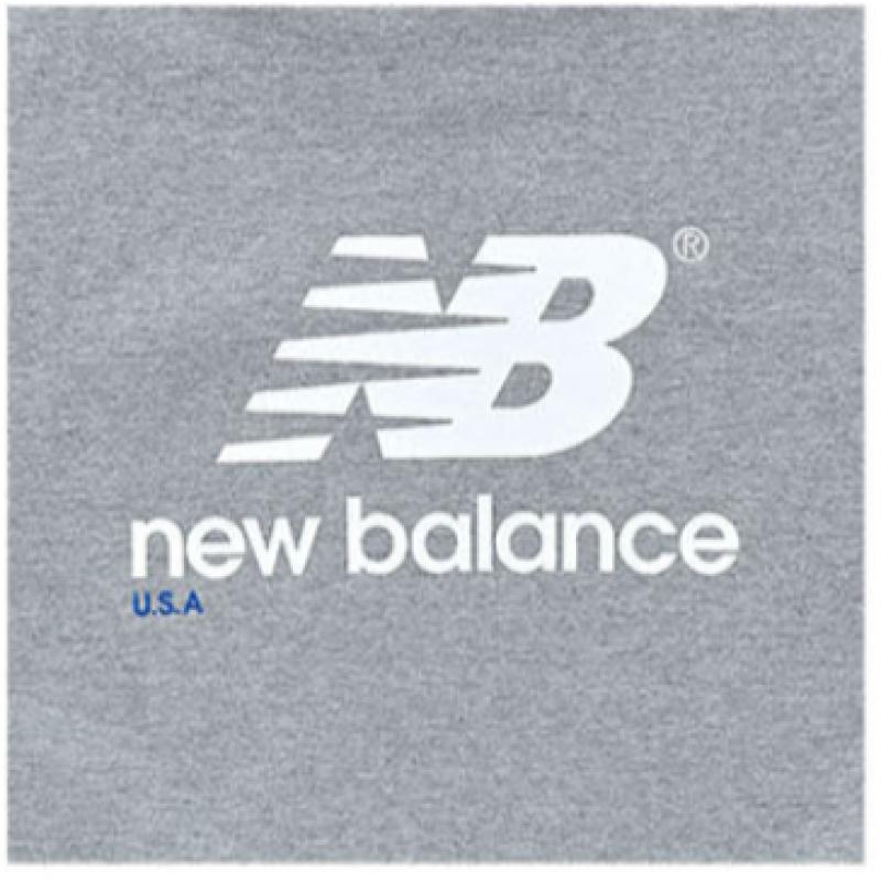 New Balance Club Nbncc21033 Gr Essential Back Logo Толстовка унисекс с длинным рукавом Футболка