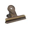 1.97 Inch/5cm Vintage Bronze Metal Clip Bronze Document Storage Ticket Clip  Office