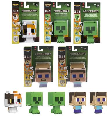 Mattel Minecraft Super Expanded Figures Ассортимент в коробке 5 лет и (ШАХТЕРСКОЕ РЕМЕСЛО) [Проданные фигурки] [6 шт.] 986A-HTL43