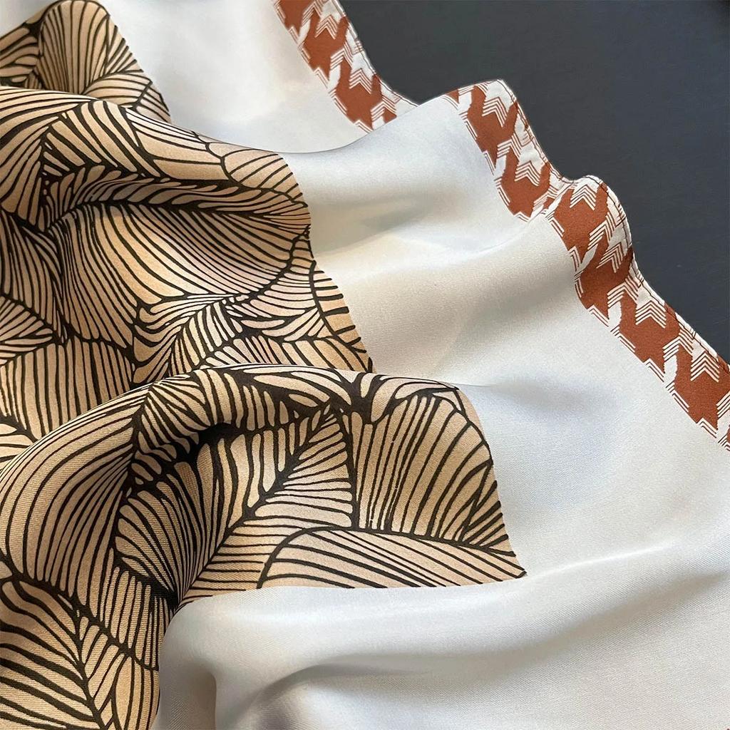 Women Imitation Silk Scarf Foulard Neckerchief Square 70cm Hairbands Shawls Wraps Bandana New