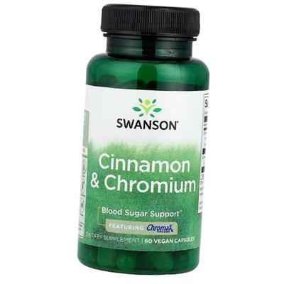 Экстракт корицы с хромом, Cinnamon and Chromium, 60вегкапс (71280328)