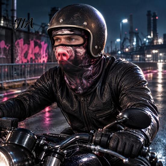 Пылезащитная Маска для Лица с Животным Принтом, Балаклава, Дышащая Защитная от Солнца Полная Накидка-Капюшон для Улицы, Ветрозащитный Шарф-Гейтер для