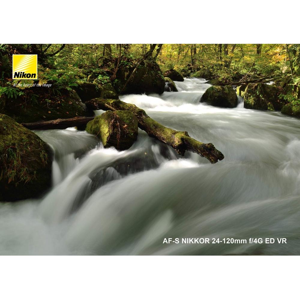 Стандартный зум-объектив Nikon AF-S NIKKOR 24-120 мм f4G ED VR, совместимый с полноразмерными камерами