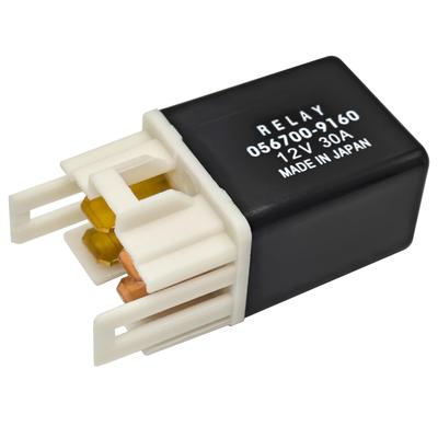 056700-9160 Реле кондиционера 4-контактное DC12V 30A Водонепроницаемое реле для автомобильного кондиционера, вентилятора радиатора, звукового сигнала, топливного насоса Заменяет 056800-2440