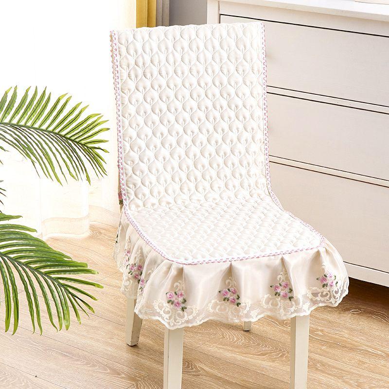 Кружевная юбка, чехол для стула, европейский стиль, скатерть для обеденного стола, подушка, плоская напечатанная скатерть, ткань, чехол для табурета, ткань
