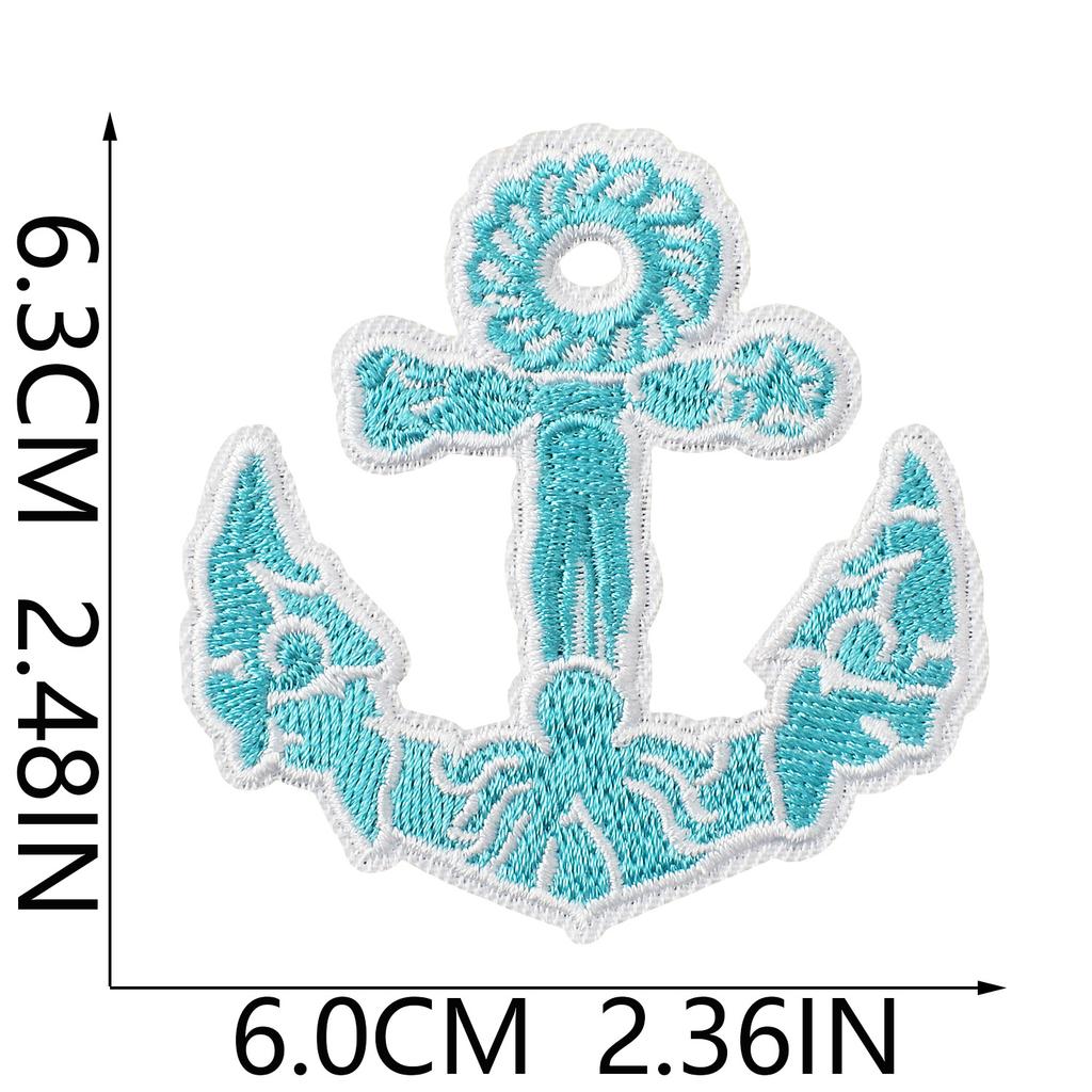 Seaside Vacation Beach Embroidery Cloth Sticker Camera Bus Pattern Ironing Jacket Backpack Decoration Patch Sticker Embroidery Label