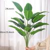 1pc Large Tropical Palm Tree Artificial Plants Fake Banana Plants Leaves Real Touch Plastic Monstera For Home Garden Party Decor