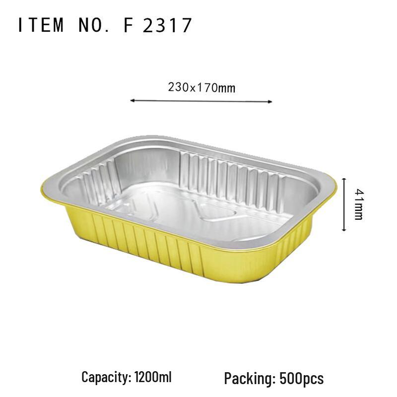 Disposable Round Aluminum Foil Food Container