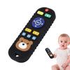 DEVENTORZ пульт дистанционного управления для прорезывания зубов для новорожденных, в форме младенца, силиконовый для прорезывания зубов, подходит для детей от 3 месяцев и для детей