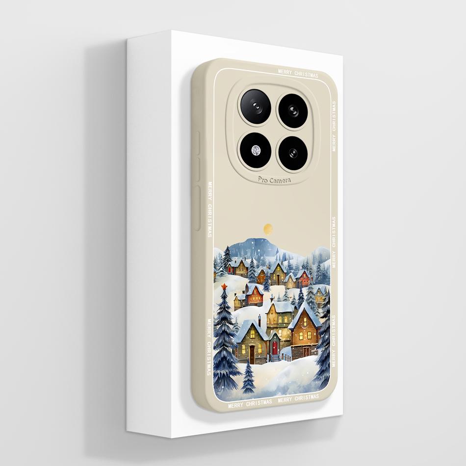 Чехол для Poco X7 Pro Креативная Живопись Мягкий Жидкий Силикон Высококачественная Задняя Крышка Для Poco X 7 Pro X7Pro Чехол-Крышка для Телефона