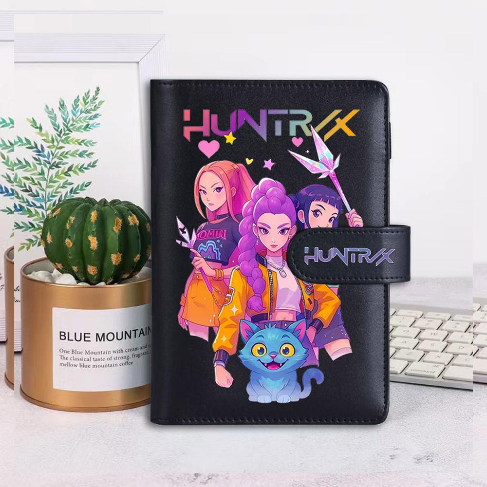 KPop Охотники на демонов Студенческий блокнот Портативный, Съемный блокнот на кольцах, Дневник