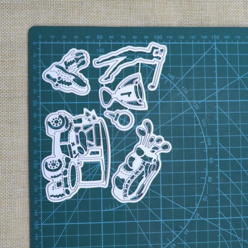 Сумка для гольф-клуба, обувь, тележка для трофеев, стальная рама, штампы для резки металла, поделки, штампы для изготовления карт