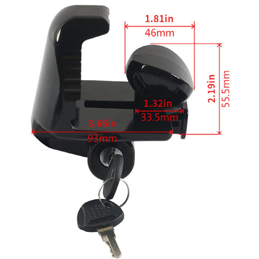 Замки для прицепа для путешествий с ключами, набор замков для прицепа для автофургона, регулируемый крюк для замка прицепа для автофургона, аксессуары для защиты прицепа