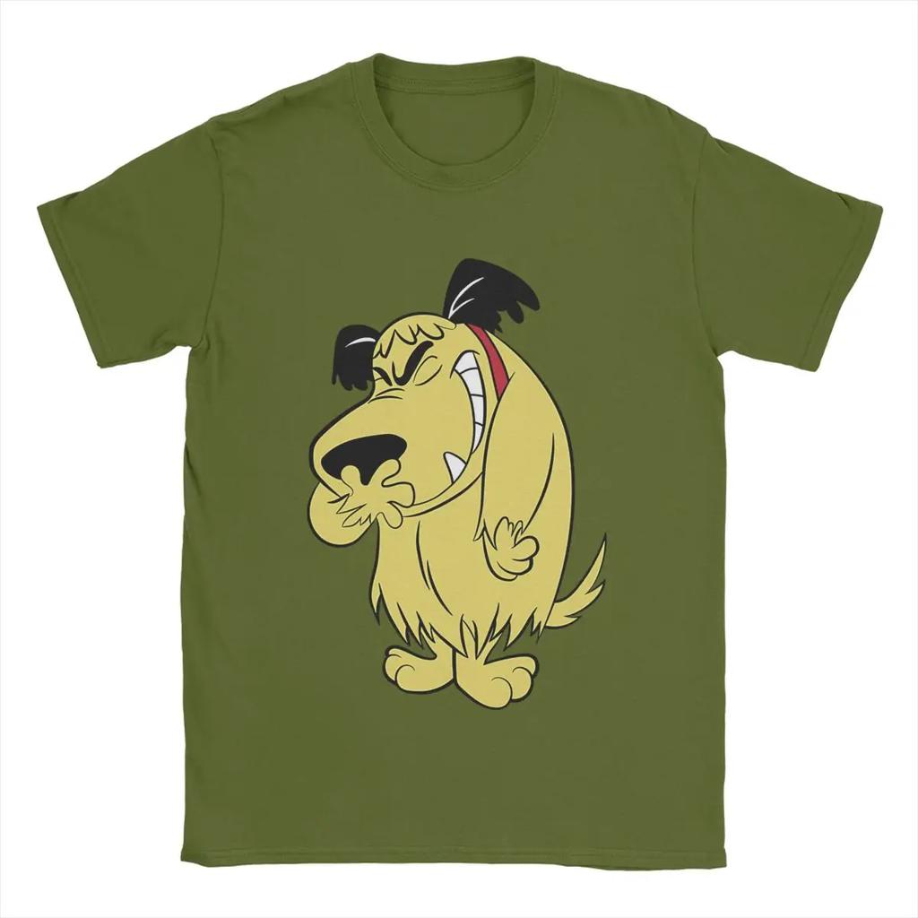 Laughing Muttley Wacky Races T Shirts Casual Tees Short Sleeve Crew Neck T-Shirt Cotton Summer Tops