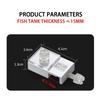 ZRDR DIY Aquarium anti jump net invisible net transparent net fish tank anti jump net anti escape replacement net