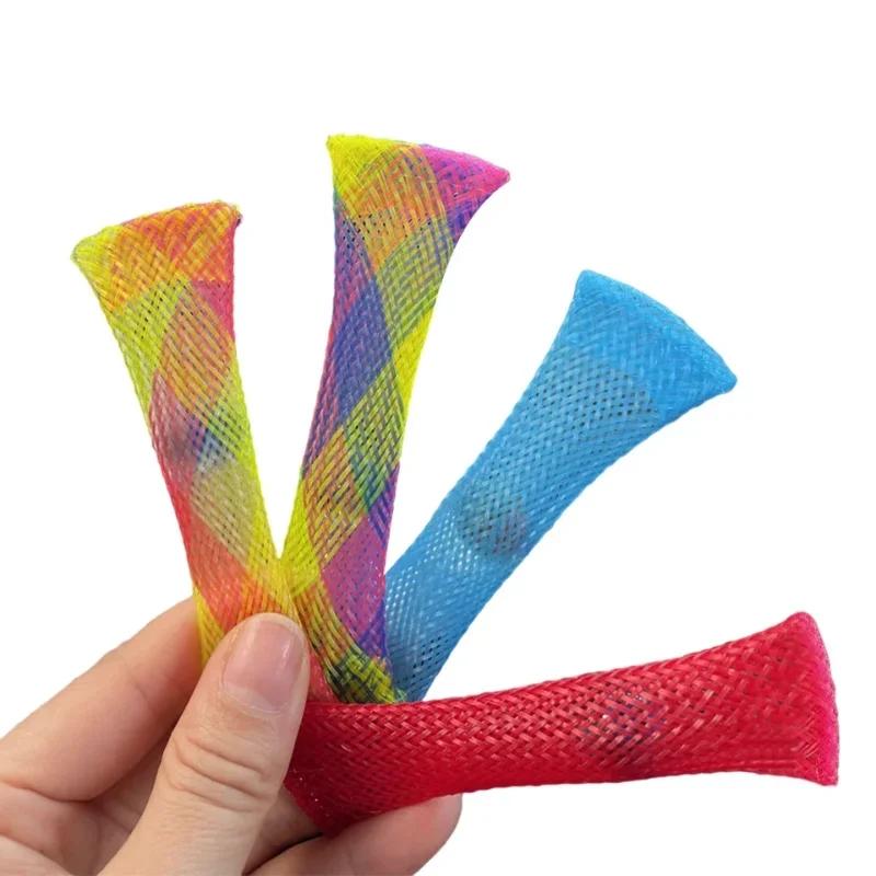 6/12Pcs Marble Mesh Fidget Toys Children'S Stress Relieving Sensory Toys Adult Adhd Added Autism Squeezing Toys Party Gifts