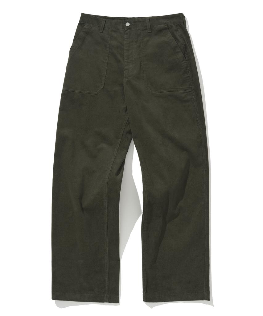 UNIFORM BRIDGE Вельветовые брюки-карго Оливковые