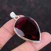Faceted Mozambique Garnet Pendant Gemstone Pendant Handmade Decent Jewelry 925 Sterling Silver Pendant Statement Jewelry Anniversary Gifts
