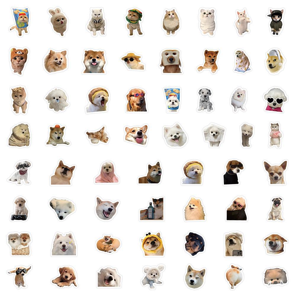 120 милых реалистичных наклеек Мими Ванванг: Идеально подходит для украшения справочников, стаканов для воды, компьютеров и пеналов.