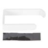 Tissue Holder Punch Free Wall Mounted Acrylic Roll Paper Hanger for Bathroom KitchenWhite