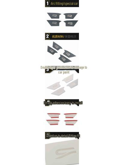 Golf 8 Interior Door Bowl Anti-Scratch Decorative Panel