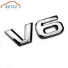 ZZTZZ 3D Металлический Двигатель V6 Дисплей Автомобильная Наклейка Эмблема Значок Эмблема V6 3D Значок Грузовик Шильдик Наклейка Замена