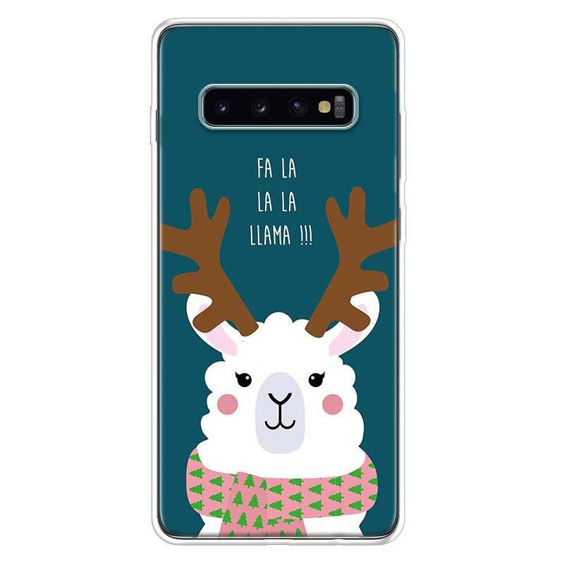 Cute Animal lama Llama Phone Case For Samsung Galaxy A52 A51 A50S A32 A22 A12 A02S A72 A71 A31 A70 A30S Note 20 Ultra 10 Plus S1