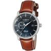Zeppelin ATRANTIC Watch, Navy Dial, Stainless Steel, Automatic, 40mm, German Model 8470-3, Men's, Brown
