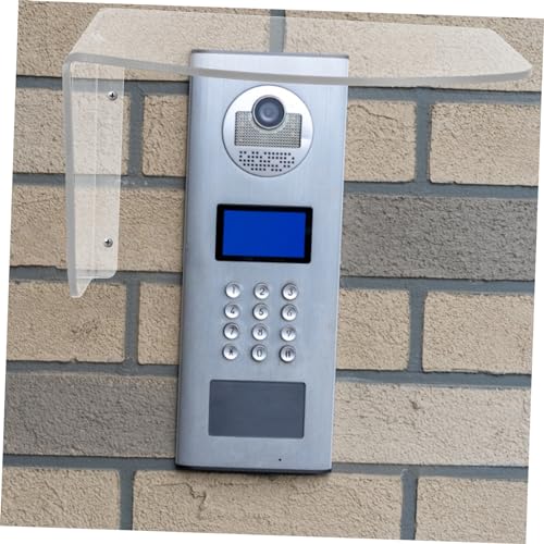 Electronic door lock rain cover transparent color