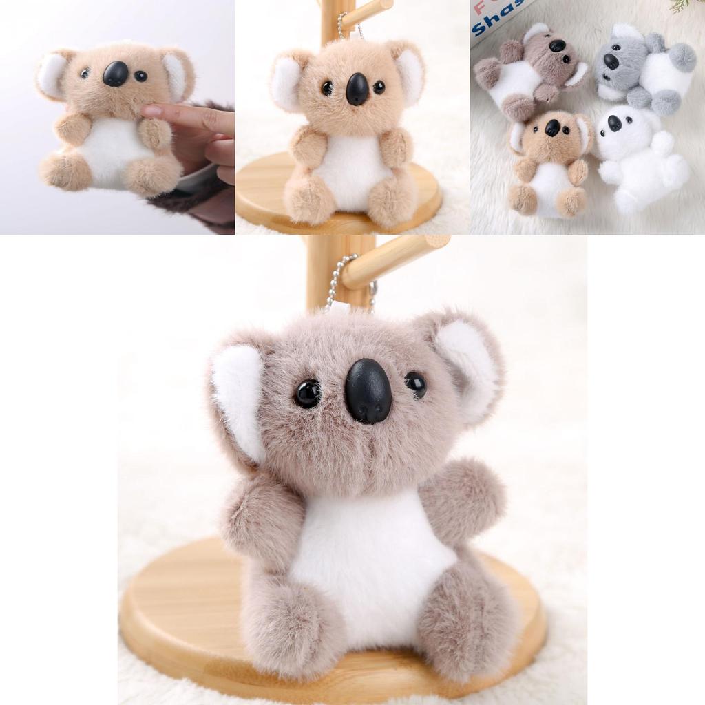 Koala Doll Pendant Soft Plush Keyring For Backpack Decor And Gifts