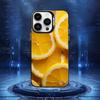 Yellow Fruit lemon Art Phone Case For iPhone 16,15,14,13,12,11,XS,Mini,Pro,MAX Black Matte Shockproof Cover