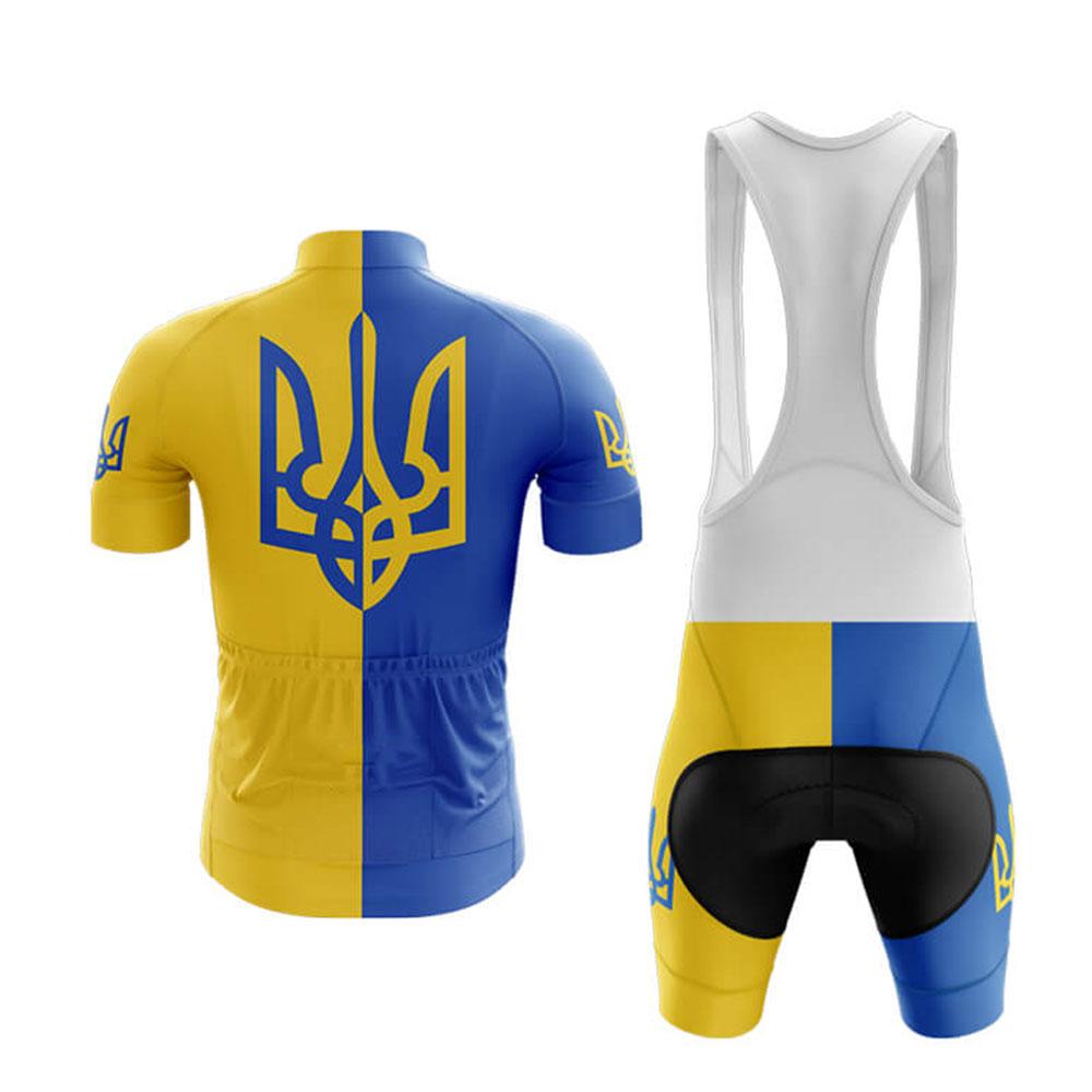 2024 Украина, мужская одежда для велоспорта, летний комплект из трикотажа для велоспорта с короткими рукавами, дышащая быстросохнущая спортивная одежда Maillot Ropa Ciclismo