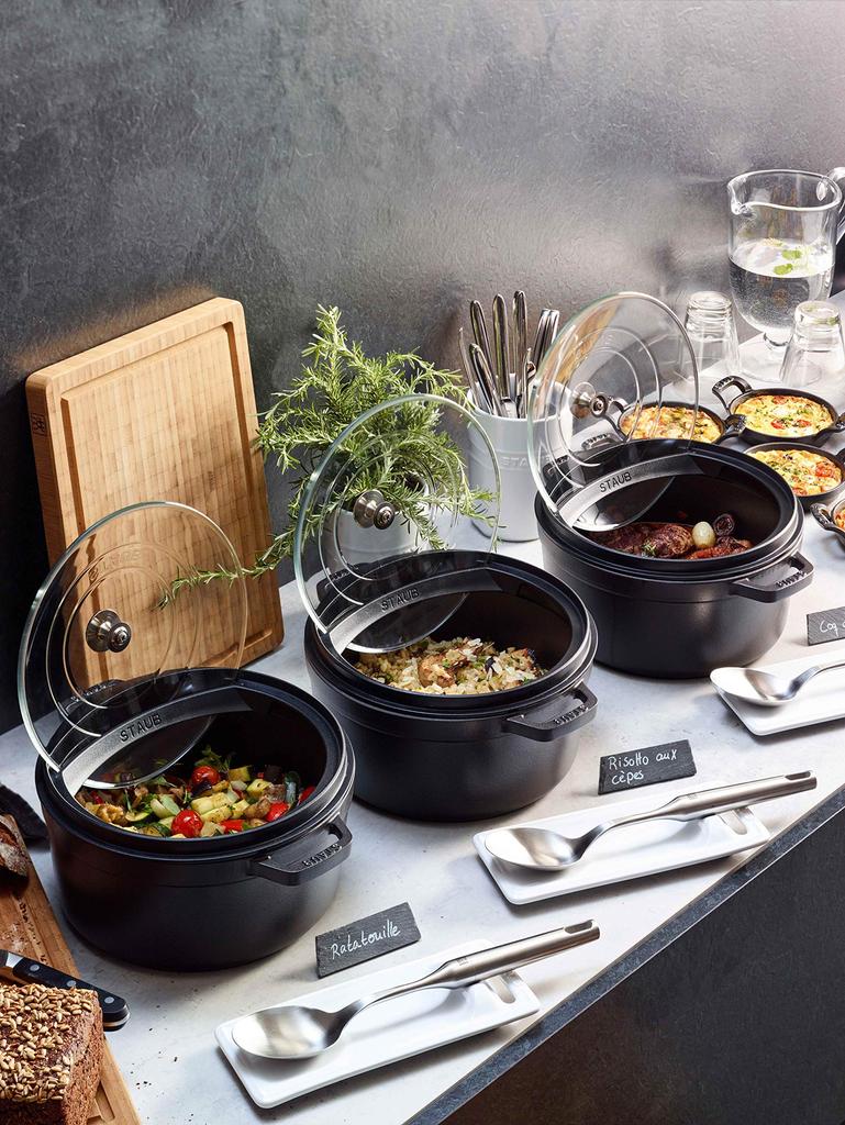 Staub Lid Set Lid Stand Buffet Japanese "Buffet 26cm" [Авторизованный продукт] 40501-099