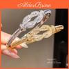 Персонализированный браслет-манжета с цирконами неправильной формы для повседневного и элегантного ношения