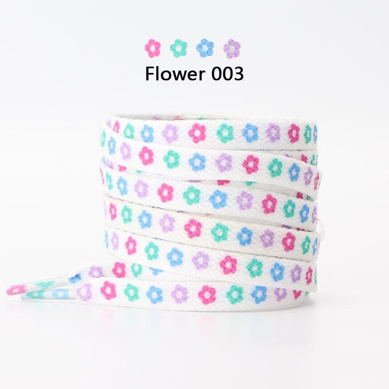 Плоские шнурки для кроссовок Шнурки для обуви с сердечками и любовью Цветы Маленькие ромашки Сакура Шнурки для обуви Высокие холщовые шнурки для обуви