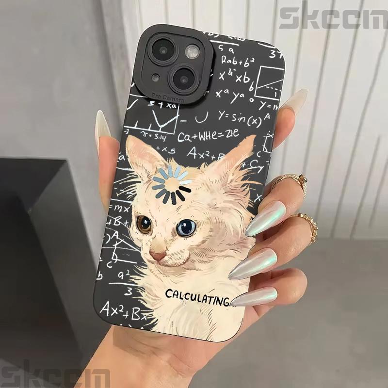 Арт Формула Чехол для телефона с рисунком кота для Samsung Galaxy S26 S25 S24 S23 S22 S21 S20 Ultra Plus A15 A35 A54 A55 Ударопрочный чехол
